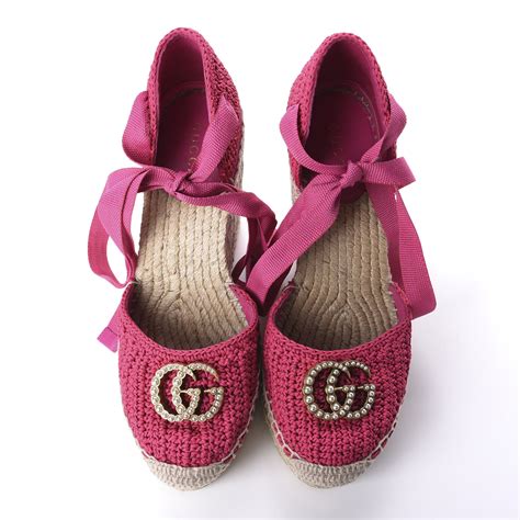 gucci espadrilles aliexpress|Gucci espadrilles wedges pink.